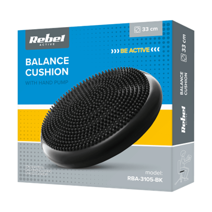 Picture of Sensorā līdzsvara un rehabilitācijas spilvens ar pumpi, Ø33 cm, sēdēšanai un vingrinājumiem