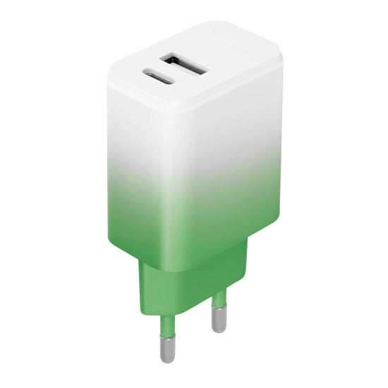 Picture of Setty charger USB + USB-C 20W LSIG-AC-20 mint-whit