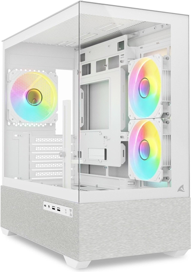 Picture of Sharkoon Gehäuse MK7 ARGB mATX 2xGlas weiß