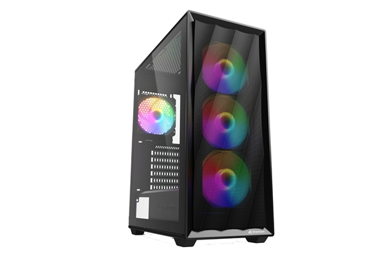 Picture of Sharkoon Gehäuse VK4 Rainbow ATX 1xGlas schwarz