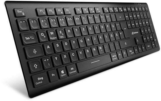 Picture of Sharkoon OfficePal K30W DE Layout Rubberdome black