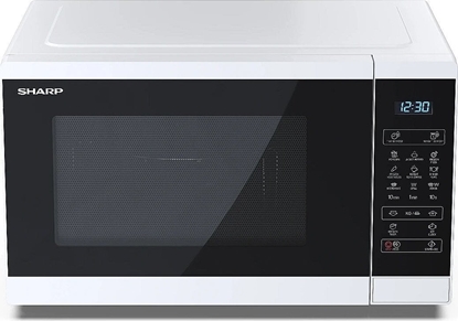 Attēls no Sharp | Microwave Oven with Grill | YC-MG252AE-W | Free standing | 25 L | 900 W | Grill | White