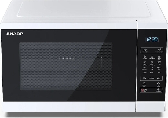 Picture of Sharp | Microwave Oven with Grill | YC-MG252AE-W | Free standing | 25 L | 900 W | Grill | White