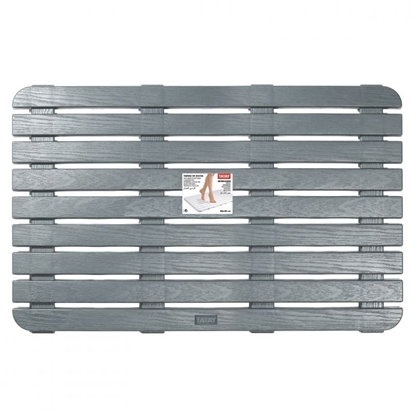 Attēls no Shower mat 80x50cm grey 8411801216996