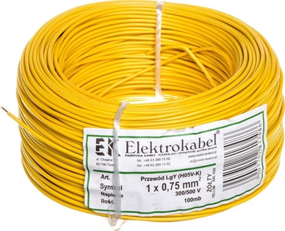 Изображение Shumee Przewód instalacyjny H05V-K (LgY) 0,75 óty /100m/