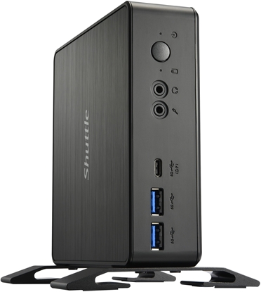 Attēls no SHUTTLE XPC nano NC4010XA Intel Celeron 7305 4GB DDR4 128GB SSD 1xHDMI 1xDP NOOS