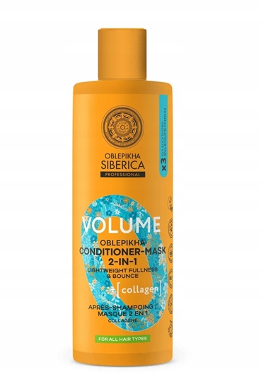 Picture of SIBERICA PROFESSIONAL_Oblepikha Volume Conditioner-Mask 2in1 odywka i maska 2w1 ??do wszystkich rodzajów wosów 400ml