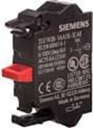 Picture of Siemens Blok styków 1R monta czoowy przycze sprynowe Sirius ACT (3SU1400-1AA10-3CA0)