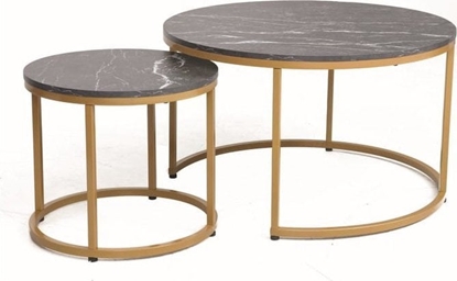 Attēls no Signal awa DION czarna efekt marmuru/zoty (zestaw)