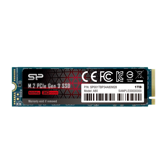 Изображение Silicon Power P34A80 M.2 1024 GB PCI Express 3.0 SLC NVMe