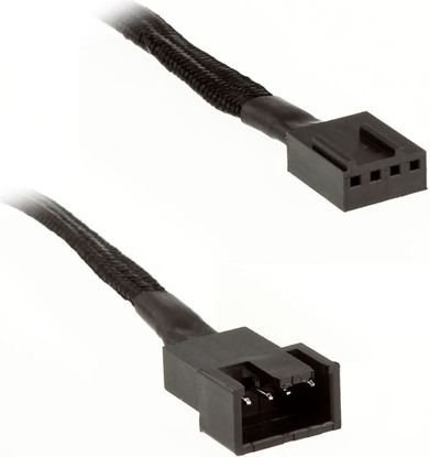 Изображение SilverStone 4-pin - 4-pin, 0.3m, Czarny (SST-CPF03)