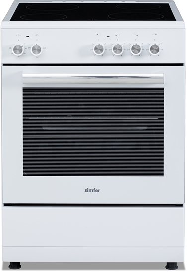 Picture of Simfer 6043SEDBB Oven | Simfer Oven | 6043SEDBB | 62 L | Electric | Manual | Mechanical control | White