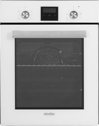 Attēls no Simfer Oven | 4207DERBB.1 | 47 L | Multifunctional | Manual | Pop-up knobs | Height 59.5 cm | Width 45 cm | White