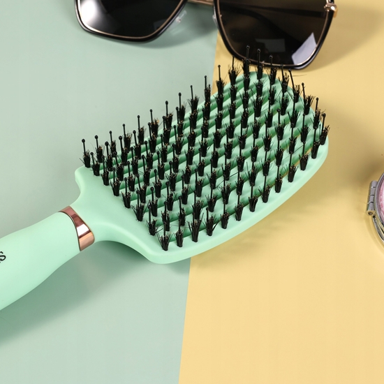 Picture of SISTER YOUNG_Ovia Hair Brush szczotka do wosów z wosiem dzika Fresh Mint
