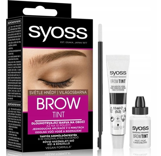 Picture of SYOSS_Brow Tint farbka do brwi Light Brown 10ml