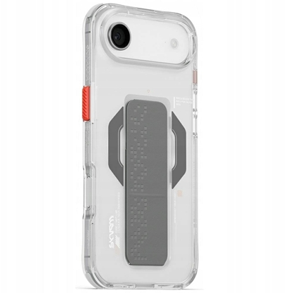 Picture of Skinarma Haxa Case for iPhone Air Magnetic Charging + Grip Stand Transparent