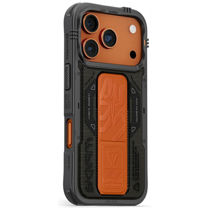 Picture of Skinarma Phantom Case for iPhone 17 Pro Magnetic Charging + Grip Stand Olive