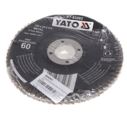 Attēls no Slīpdisks 125x22mm, vēdekļveida