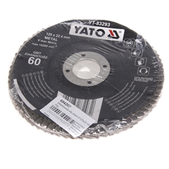 Picture of Slīpdisks 125x22mm, vēdekļveida