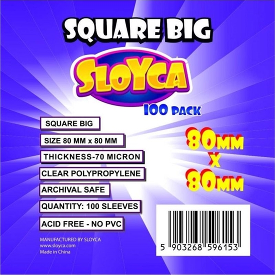 Picture of Sloyca Koszulki Square Big 80x80mm (100szt) SLOYCA