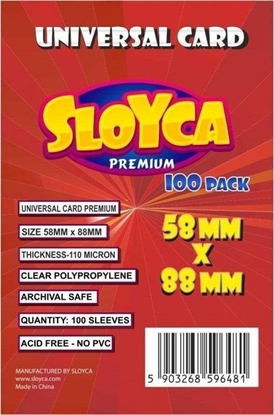 Picture of Sloyca Koszulki Universal Card Premium 58x88mm (100szt)