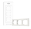 Picture of SMART SWITCH FRAME H2 (3-GANG)/WHITE FE-X02D-W AQARA