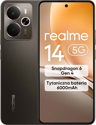 Attēls no Smartfon Realme 14 5G 12/256GB Brzowy  (6941764456662)