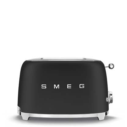 Attēls no SMEG TOASTER 2X2 50�STYLE MATT BLACK TSF01BLMEU