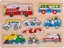 Attēls no Smily Play Ukadanka drewniana z uchwytami Puzzle Pojazdy Smily Play