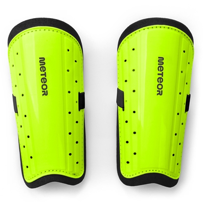 Attēls no SOCCER SHIN GUARD METEOR M neona zaļš