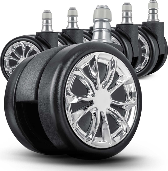 Picture of Sofotel Kóka gumowe do foteli czarne 5 szt.