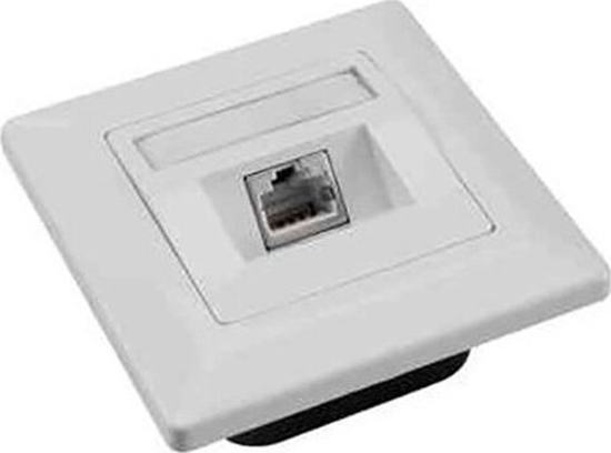 Picture of Solarix Gniazdko Solarix CAT6 STP 1 x RJ45 pod tynk biae