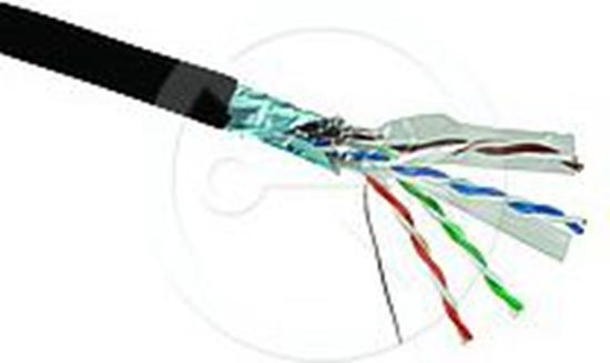Изображение Solarix kabel instalacyjny zewntrzny FTP CAT6 PE 500m/box SXKD-6-FTP-PE