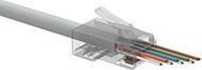 Picture of Solarix Solarix Univerzální EASY konektor RJ45 CAT6 UTP 8p8c na drát i licnu / 100 ks SXRJ45-6-UTP-EASY