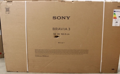 Attēls no Sony K65S35B Bravia 3 | 65 | Smart TV | Android TV | QFHD | Black | DAMAGED PACKAGING