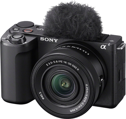 Picture of Sony Mirrorless Vlog Camera | ZV-E10M2KB ZV-E10 II and 16-50mm Lens Kit | Mirrorless Camera body | 27 MP | ISO sensitivity (max) 102400 | Display diagonal 3 " | Video recording | Wi-Fi | Fast Hybrid AF | Magnification 2 x | APS-C type (23.3 x 15.5 mm),