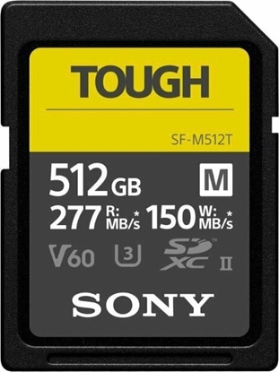 Picture of Sony SDXC M Tough series   512GB UHS-II Class 10 U3 V60