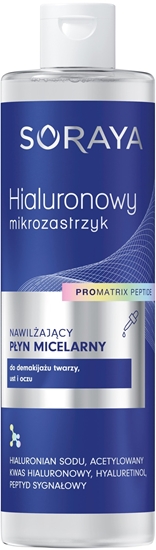 Picture of SORAYA Hialuronowy mikrozastrzyk Nawilajcy pyn micelarny 400 ml