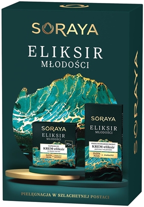 Attēls no SORAYA Zestaw prezentowy Eliksir Modoci 70+ (Krem-eliksir naprawczy + Krem-eliksir przeciwzmarszczkowy pod oczy i na powieki)