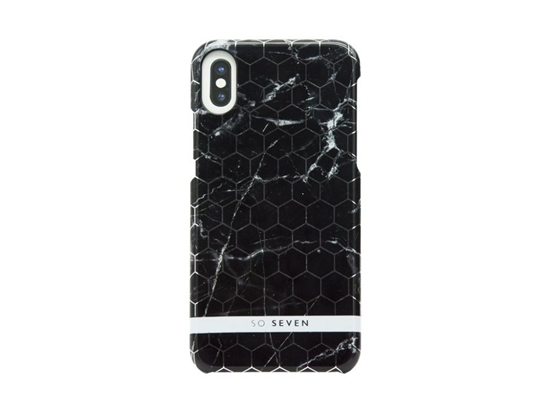 Изображение SoSeven Apple iPhone X/XS Milan Case Hexagonal Marble Black