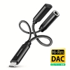Изображение SOUND CARD ADAPTER USB-C/3.5MM/HI-RES DAC ADA-HCPD AXAGON