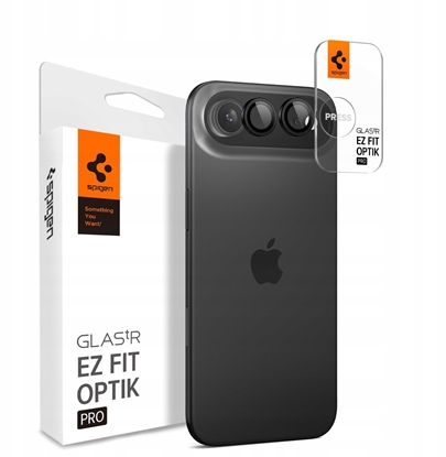 Изображение Spigen Glass tR EZ Fit Optik Pro 2 Pack, black - iPhone Air