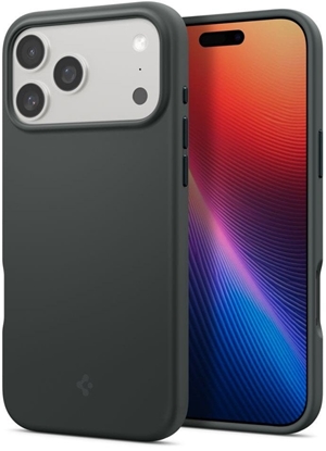 Attēls no Spigen Silicone Fit Mag MagSafe - Etui do iPhone 17 Pro (Abyss Green)