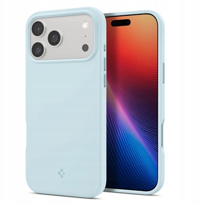 Attēls no Spigen Silicone Fit Mag MagSafe - Etui do iPhone 17 Pro (Mute Blue)