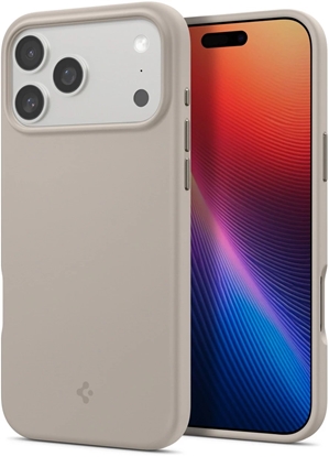 Attēls no Spigen Silicone Fit MagSafe, stone - iPhone 17 Pro