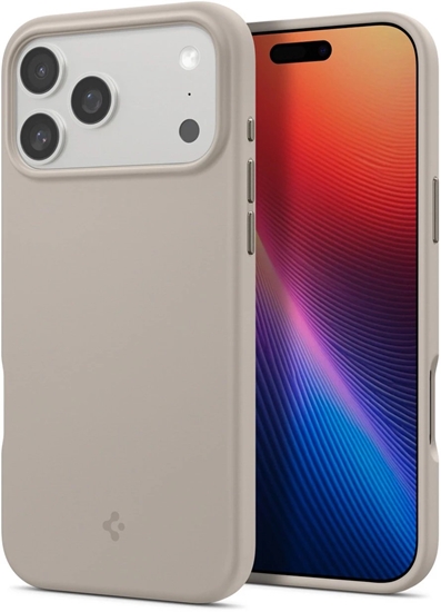 Picture of Spigen Silicone Fit MagSafe, stone - iPhone 17 Pro