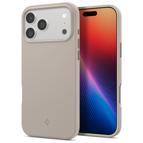 Picture of Spigen Silicone Fit MagSafe, stone - iPhone 17 Pro