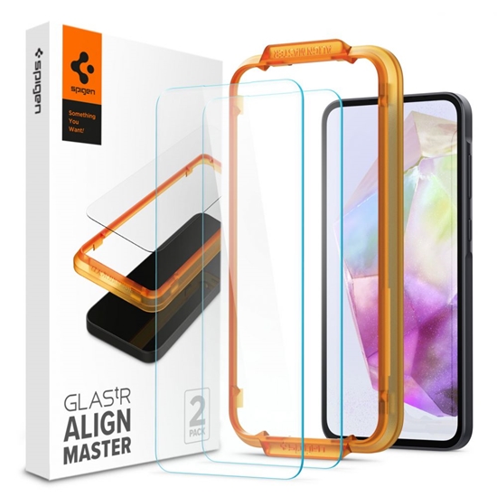 Изображение Spigen Glass tR AlignMaster 2 Pack - Samsung Galaxy A35