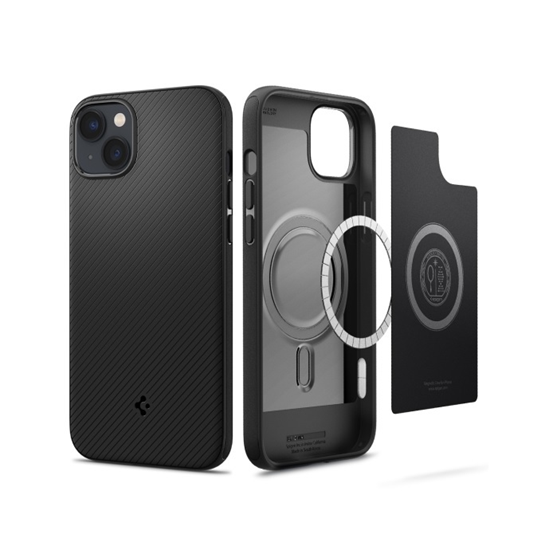Изображение Spigen Mag Armor iPhone 15 6.1" MagSafe czarny|mat