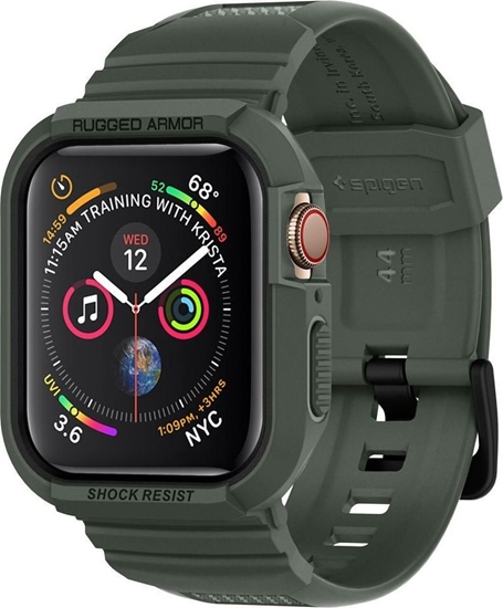 Picture of Spigen SPIGEN RUGGED ARMOR PRO APPLE WATCH 4 (44MM) MILITARY GREEN uniwersalny